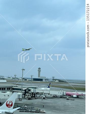 airplane taking off 135172214