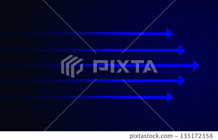Technology Speed Lines with Arrow Direction Design 135172358