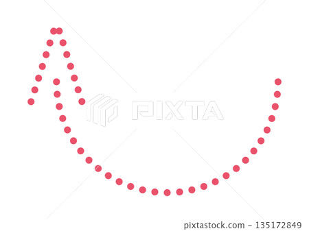 Rising dot arrow V-shaped recovery, rebound, improvement, revival and growth, graph supplement and change Rising dot arrow V-shaped recovery, rebound, improvement, revival and growth, graph supplement and change 135172849