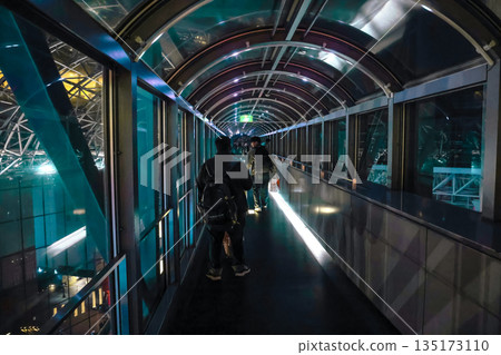 Nov 23 2025 Kyoto Station Skywalk with Stunning City Views 135173110