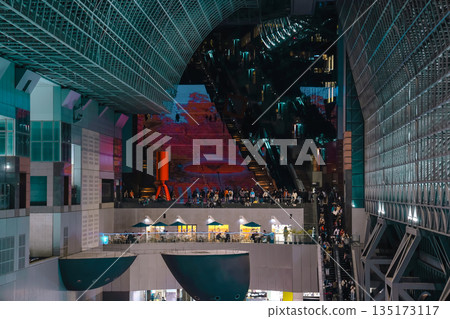 Nov 23 2025 Grand Kyoto Station Hall with Modern Architectural Design 135173117
