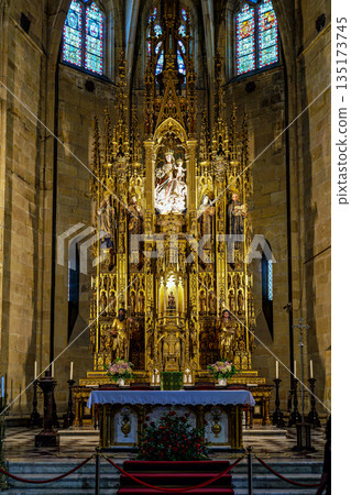 The Church of Santa Maria de la Asuncion y del Manzano in Hondar The Church of Santa Maria de la Asuncion y del Manzano in Hondar 135173745