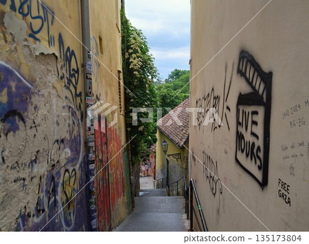 Old Town Stairs (Zagreb, Croatia) Old Town Stairs (Zagreb, Croatia) 135173804