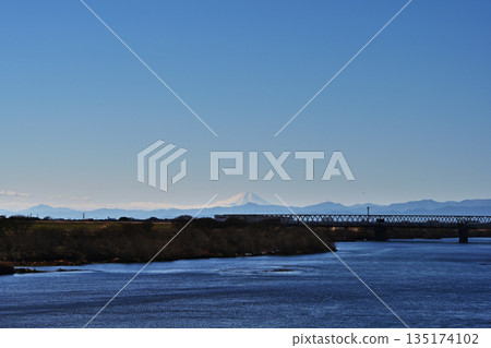 The Great River and Mount Fuji The Great River and Mount Fuji 135174102