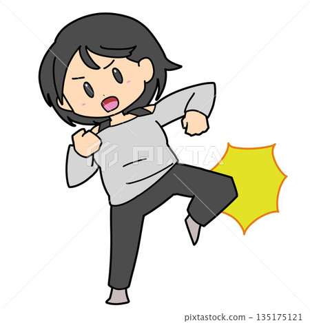 踢女人（有效果） 135175121