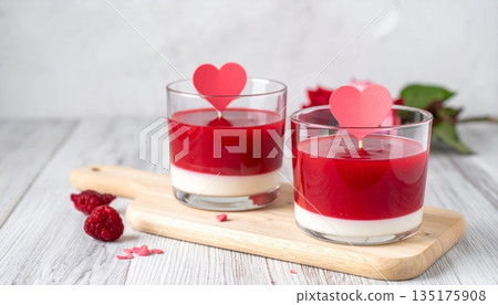 smoothie of raspberries 135175908