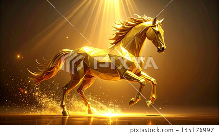 Beautiful horse background, abstract illustration. Beautiful horse background, abstract illustration. 135176997
