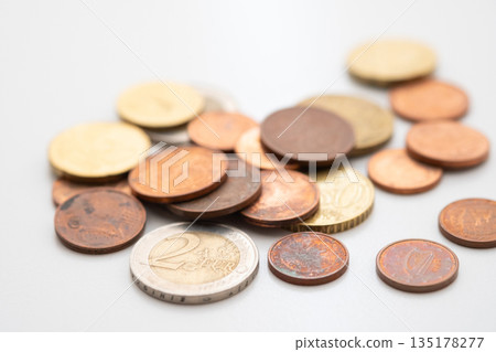 Image of euro coin Image of euro coin 135178277