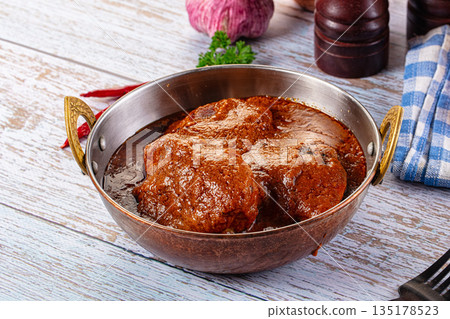 Indian chicken thights tikka massala Indian chicken thights tikka massala 135178523