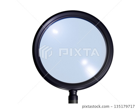 Magnifying Glass (Search Image) Transparent Material Magnifying Glass (Search Image) Transparent Material 135179717