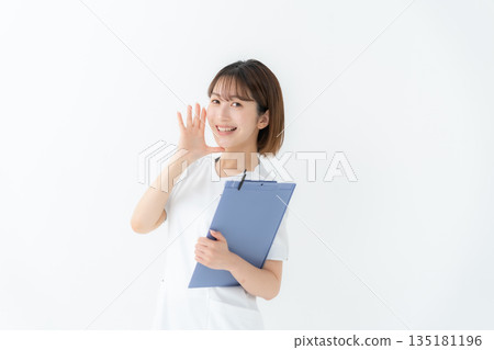 女護士制服醫療記錄歡呼 135181196