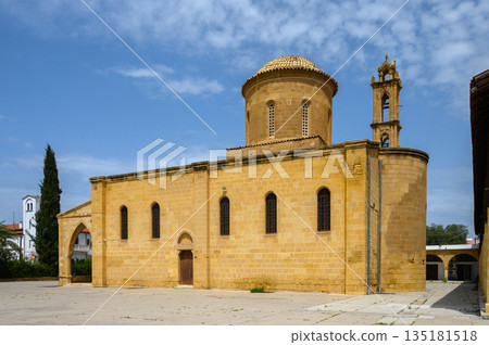 Exploring ancient architecture in the heart of Cyprus on a sunny afternoon 135181518