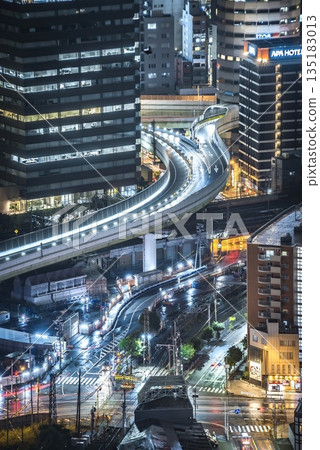 大阪梅田市夜景 135183013