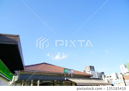 Uguisudani Station in Tokyo, Japan, Asia 135183410
