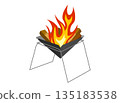Illustration of bonfire 135183538