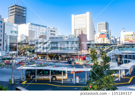 Urban scenery at the south exit of JR Nakano Station Urban scenery at the south exit of JR Nakano Station 135184337