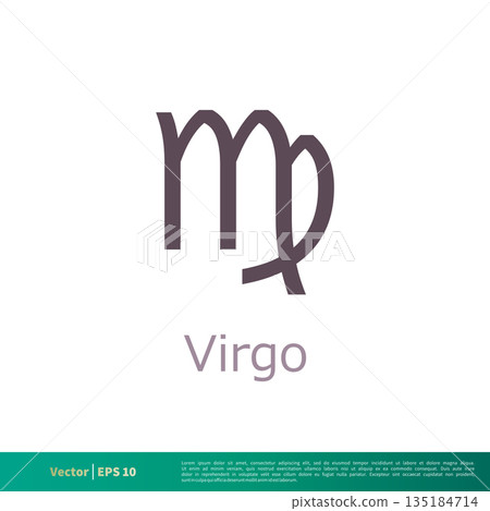Virgo - Zodiac Sign Icon Vector Logo Template Illustration Design. Vector EPS 10. Virgo - Zodiac Sign Icon Vector Logo Template Illustration Design. Vector EPS 10. 135184714