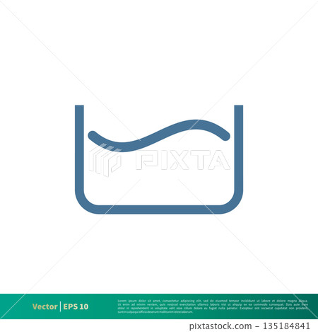 Water Tank Icon Vector Logo Template Illustration Design. Vector EPS 10. 135184841