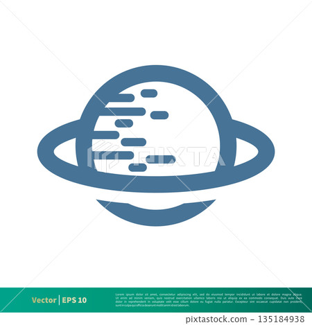 Planet Icon Vector Logo Template Illustration Design. Vector EPS 10. 135184938