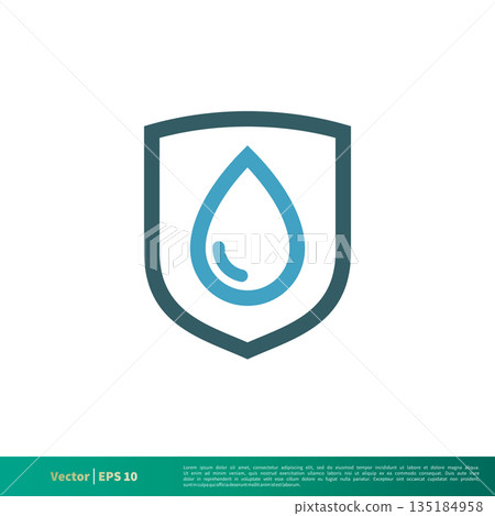 Shield and Drop Medical, Healthcare Icon Vector Logo Template Illustration Design. Vector EPS 10. Shield and Drop Medical, Healthcare Icon Vector Logo Template Illustration Design. Vector EPS 10. 135184958