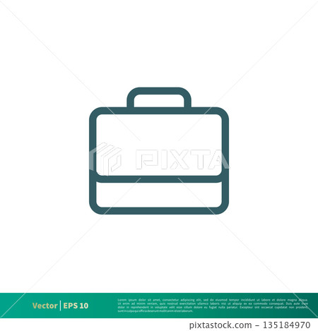 Suitcase, Travel Icon Vector Logo Template Illustration Design. Vector EPS 10. 135184970