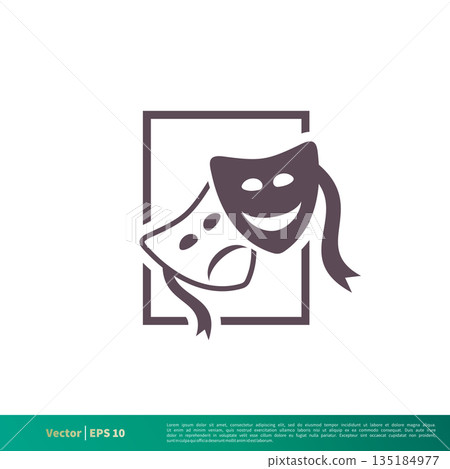 Theater Icon Vector Logo Template Illustration Design. Vector EPS 10. Theater Icon Vector Logo Template Illustration Design. Vector EPS 10. 135184977