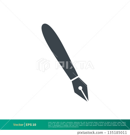 Pen Icon Vector Logo Template Illustration Design. Vector EPS 10. Pen Icon Vector Logo Template Illustration Design. Vector EPS 10. 135185011