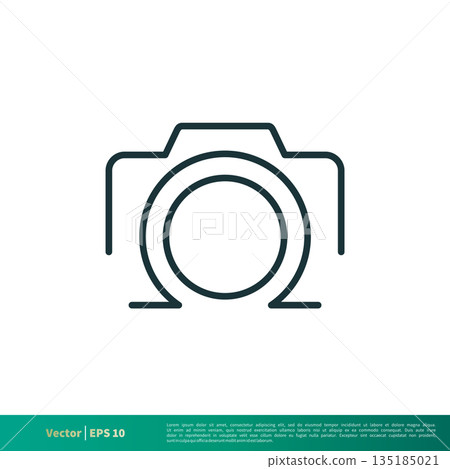 Camera Icon Vector Logo Template Illustration Design. Vector EPS 10. 135185021
