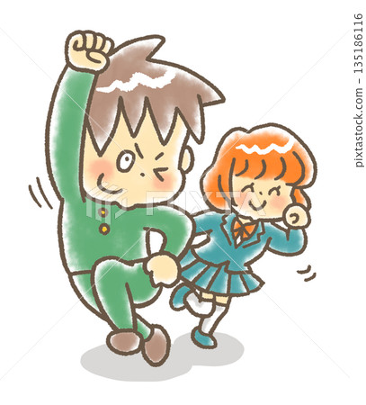 熱情洋溢的學生 135186116