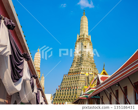 鄭王廟，曼谷，泰國的寶塔 135186431