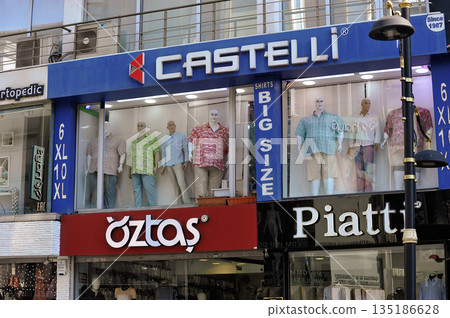 shopping streets in Istanbul shopping streets in Istanbul 135186628