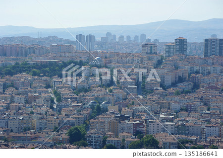 aerial view of Ankara aerial view of Ankara 135186641