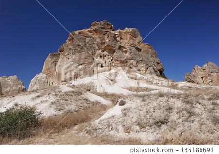 rock formations located near the city of Urgup in Cappadocia 135186691