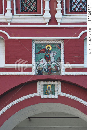 icons over the Resurrection gate of Kitay Gorod in Moscow icons over the Resurrection gate of Kitay Gorod in Moscow 135186741