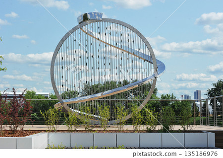 an art object in Kolomenskoye Park in Moscow an art object in Kolomenskoye Park in Moscow 135186976