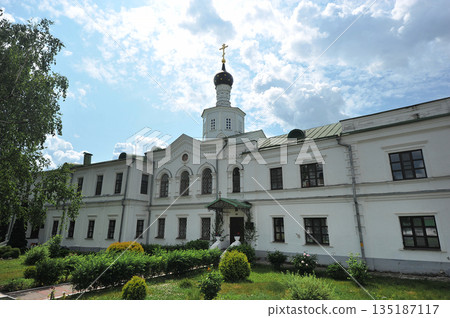 The church at the Spassky Monastery in the Ryazan Kremlin in Ryazan 135187117