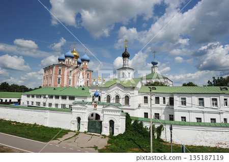 The church at the Spassky Monastery in the Ryazan Kremlin in Ryazan The church at the Spassky Monastery in the Ryazan Kremlin in Ryazan 135187119