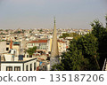 roofs of houses in district in Istanbul 135187206