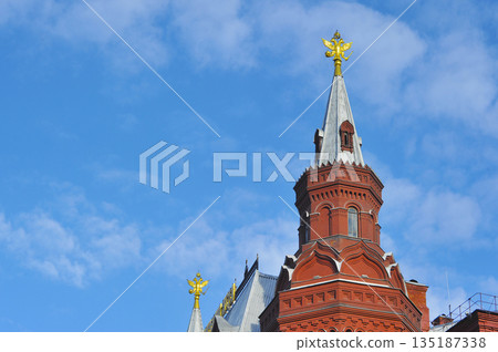 Golden Eagle at the State Historical Museum in Moscow Golden Eagle at the State Historical Museum in Moscow 135187338