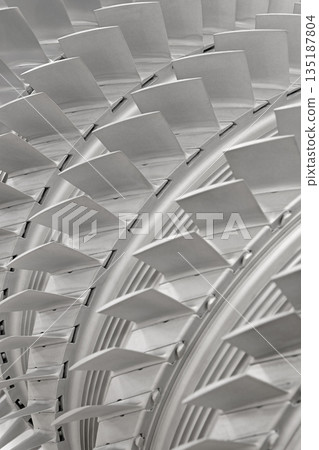 Group of turbine blades 135187804