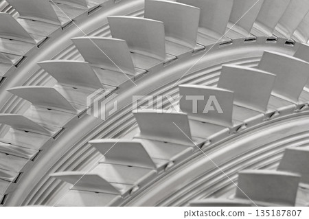 Group of turbine blades 135187807