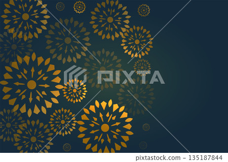 beautiful islamic festive greeting background for eid celebration 135187844
