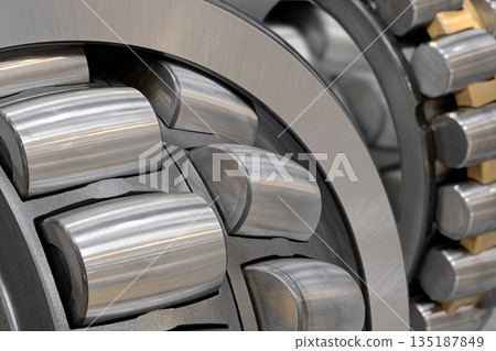 Disassembled roller bearing Disassembled roller bearing 135187849