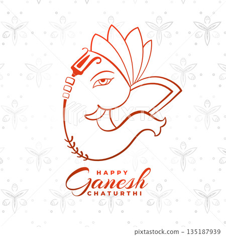 elegant happy ganesh chaturthi event background design elegant happy ganesh chaturthi event background design 135187939