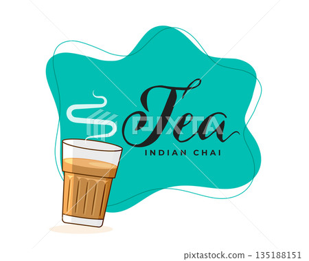 indian tea or chai cup background for business wall print indian tea or chai cup background for business wall print 135188151