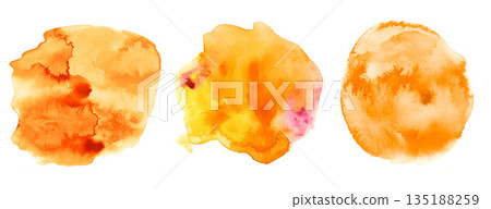 artistic orange liquid stain banner in collection artistic orange liquid stain banner in collection 135188259