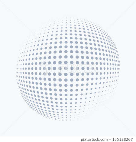 creative dotted pattern globe background in halftone style creative dotted pattern globe background in halftone style 135188267