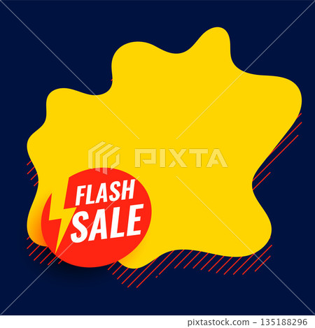stylish flash mega sale fluid background a limited time offer 135188296