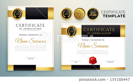 certificate of appreciation template for corporate office or bank reward certificate of appreciation template for corporate office or bank reward 135188447
