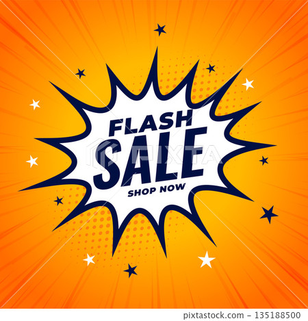 comic style flash mega sale background for business success comic style flash mega sale background for business success 135188500